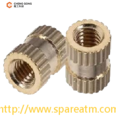 M3*4.5*4 NCR S2 Trolley Copper Nut สําหรับ NCR ส่วนประกอบสํารอง