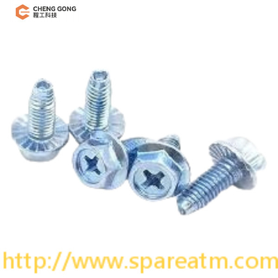 M3*6 NCR S2 Channel Cross Hexagon Screw สําหรับชิ้นส่วนของ NCR ส่วนประกอบสํารอง